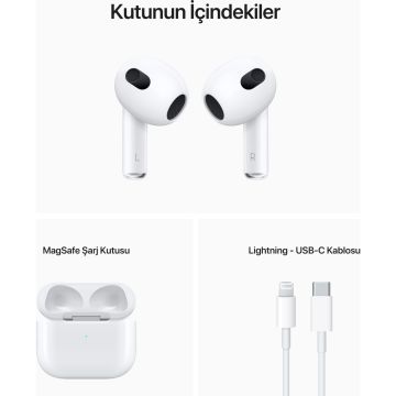 AirPods 3. Nesil ve MagSafe Şarj Kutusu