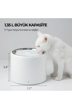 Petkit Eversweet 3 Pro Su Pınarı (Resmi Distribütör Garantili)