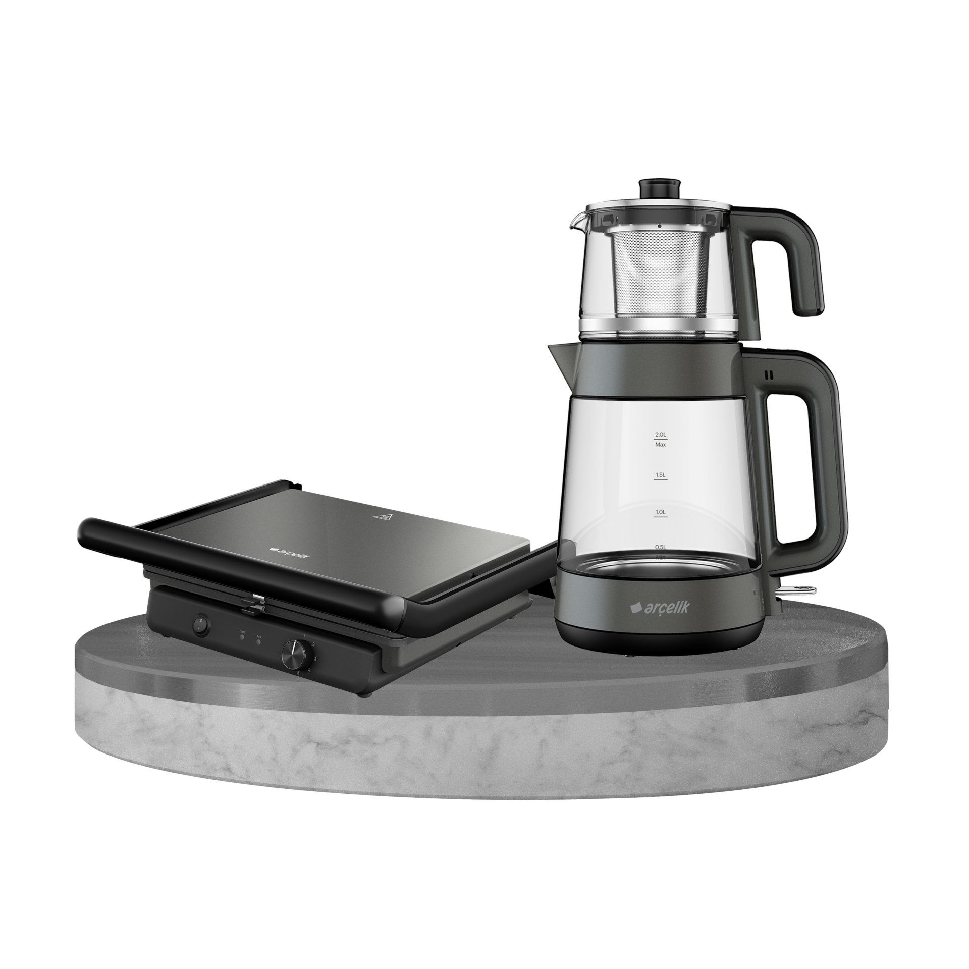 Arçelik Resital Grion 2'li Mutfak Seti