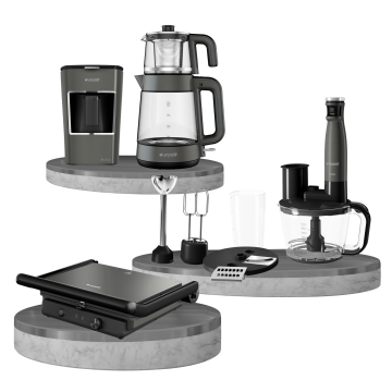 Arçelik Resital 4'lü Gri Elektronik Çeyiz Seti