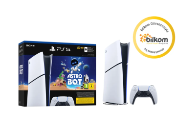 Sony PS5 Slim Dijital + Astro Bot Bundle Oyun Konsolu (Bilkom - Resmi Distribütör Garantili)