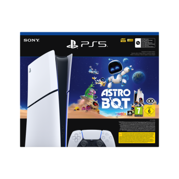 Sony PS5 Slim Dijital + Astro Bot Bundle Oyun Konsolu (Bilkom - Resmi Distribütör Garantili)