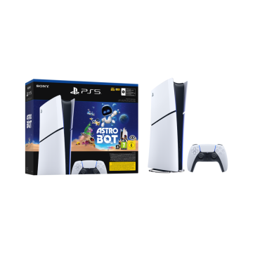 Sony PS5 Slim Dijital + Astro Bot Bundle Oyun Konsolu (Bilkom - Resmi Distribütör Garantili)