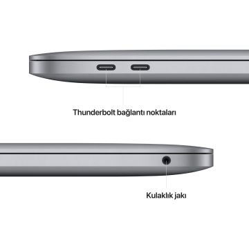Apple Macbook Pro M2 8 GB 512 GB SSD 13.3'' Uzay Grisi MNEJ3TU/A