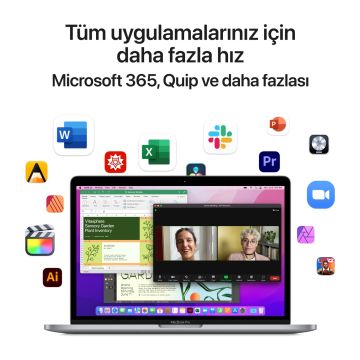 Apple Macbook Pro M2 8 GB 512 GB SSD 13.3'' Uzay Grisi MNEJ3TU/A