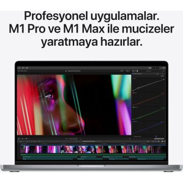 Apple Macbook Pro M1 Pro 16 GB 512 GB SSD 16.2'' Uzay Grisi MK183TU/A