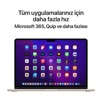 Apple Macbook Air M2 8 GB 512 GB SSD 13.6'' Yıldız Işığı MLY23TU/A