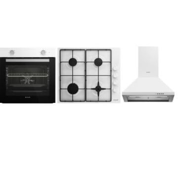 Arçelik Klasik Beyaz (AFM 130 B - OMD D 611 EB - P 27 YB) Ankastre Set