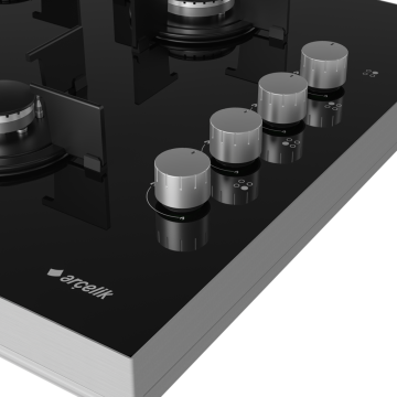 Arçelik STOC 826 S Siyah Cam Set Üstü Ocak