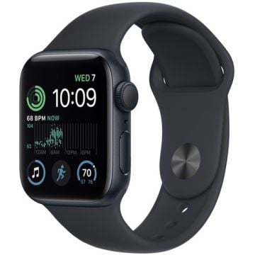 Apple Watch SE 2 GPS 40mm Gece Yarısı Alüminyum Kasa ve Spor Kordon