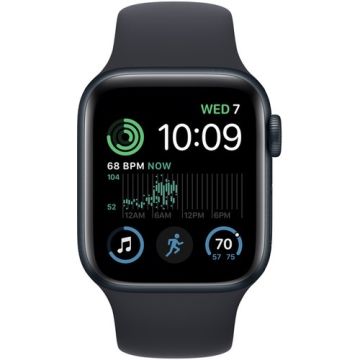 Apple Watch SE 2 GPS 40mm Gece Yarısı Alüminyum Kasa ve Spor Kordon
