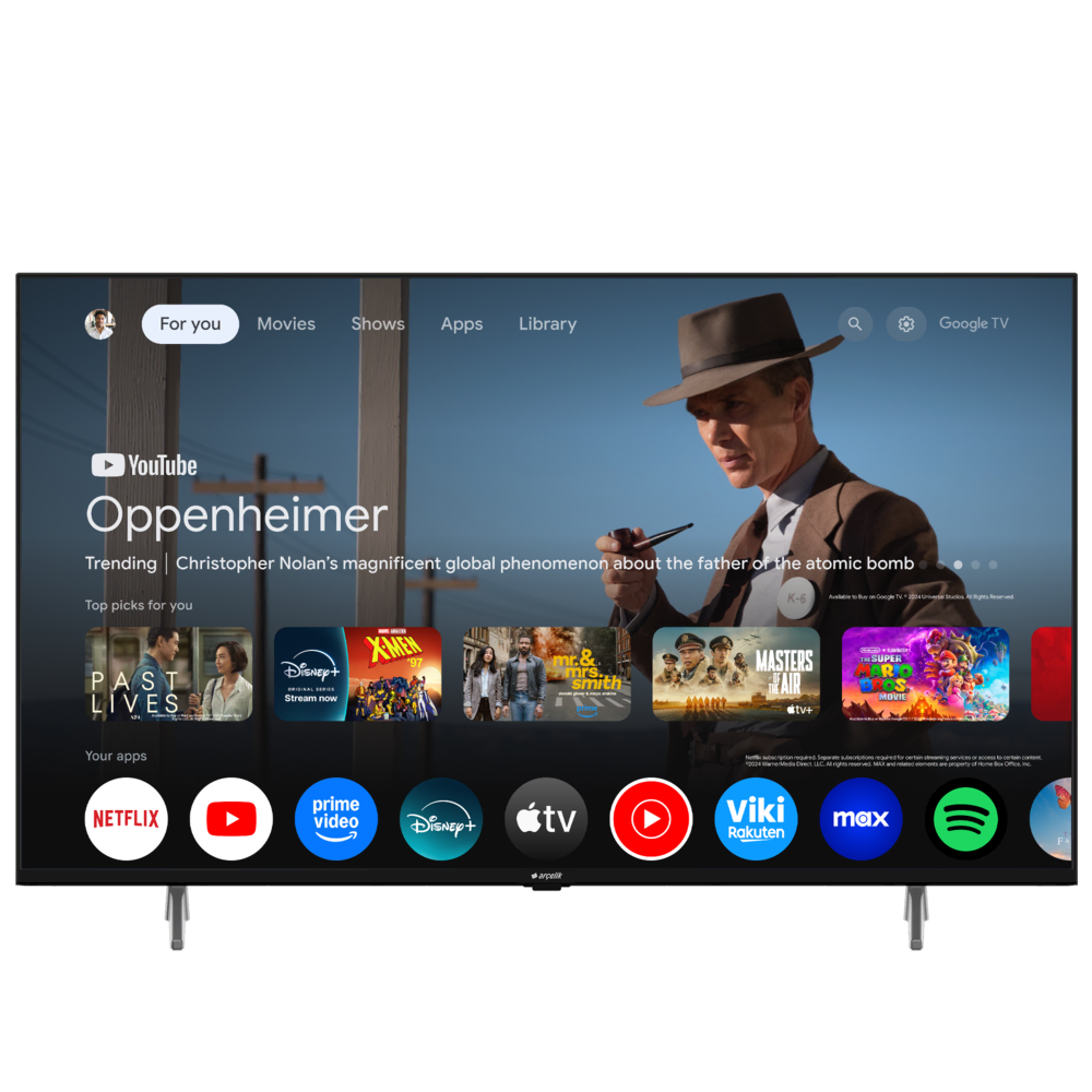 Arçelik A43 E 795 B 4K Ultra HD 43'' 109 Ekran Uydu Alıcılı Google Smart LED TV