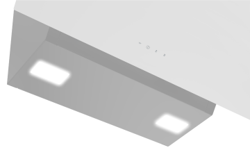 Arçelik ADE 604-1 B Beyaz Duvar Tipi Davlumbaz