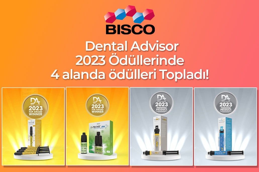 Bisco, Dental Advisor 2023 'de 4 Ödülle Döndü!