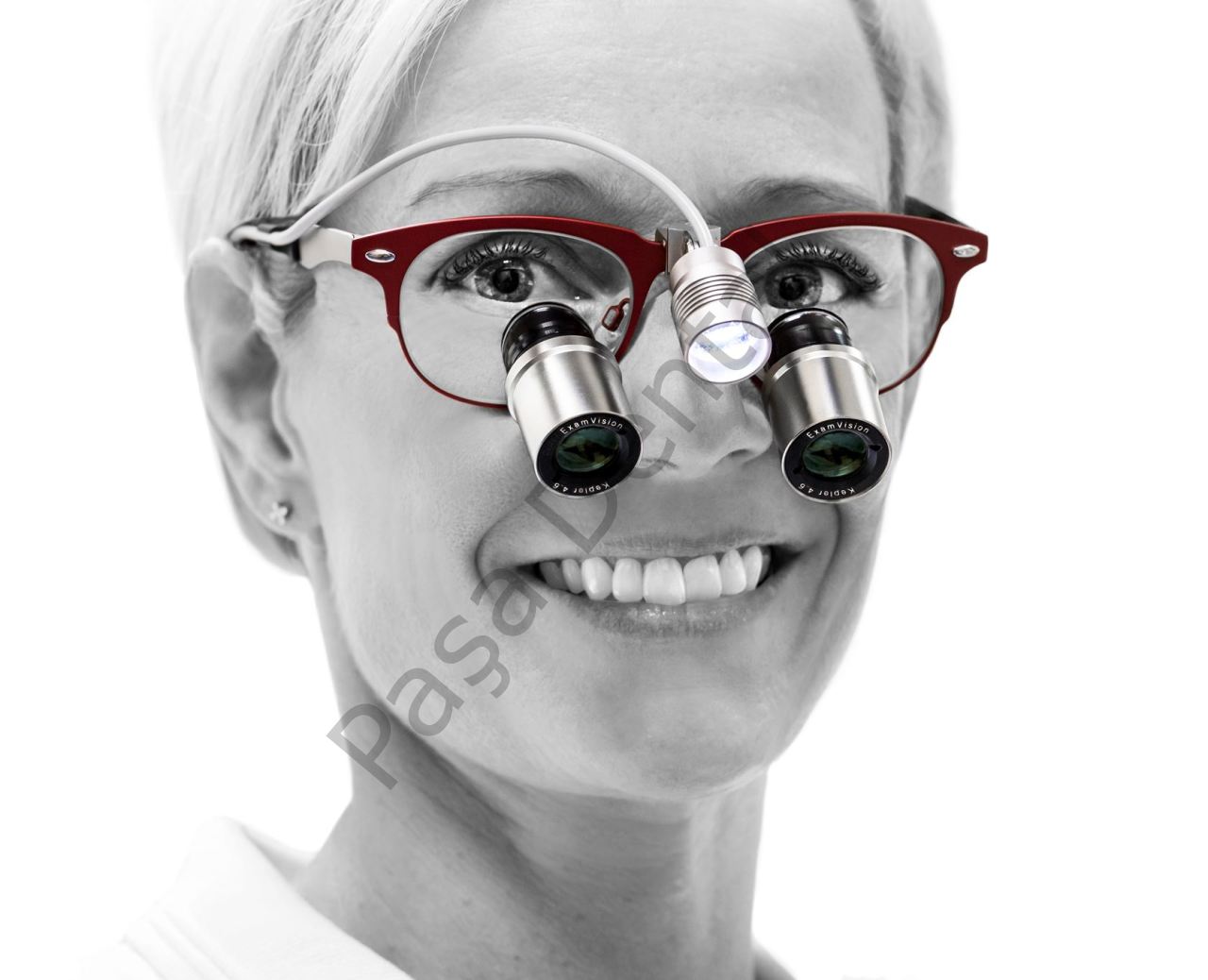 Kepler Kompakt - Dental Lup 4.6 Büyütme Gözlük Kullanmayanlar İçin ICON Çerçeve