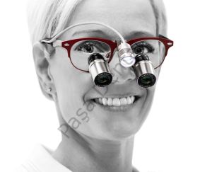 Kepler Kompakt - Dental Lup 4.6 Büyütme Gözlük Kullanmayanlar İçin ICON Çerçeve