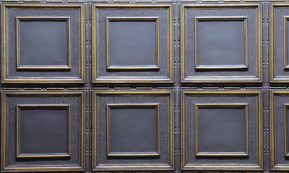 Paneldeko Grande Infisso Marrone Oro Dekoratif Duvar Paneli