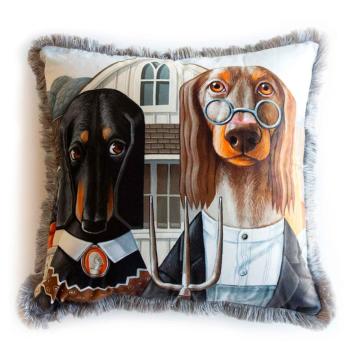Adawall Home Dog Cushion Desenli Yastık EY240