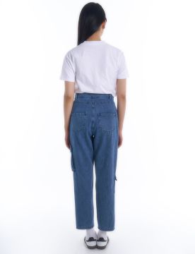 KAYRA Cep Detaylı Denim Pantolon