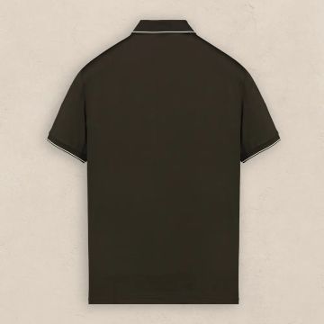 SARAR POLO YAKA CEPLİ TİŞÖRT KAHVE