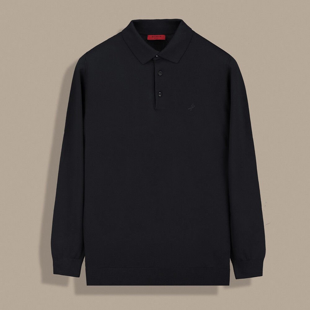 SARAR POLO YAKA ERKEK SİYAH TRİKO