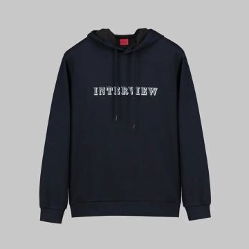 SARAR İNTERVIEW KAPÜŞONLU LACİVERT SPOR SWEATSHIRT
