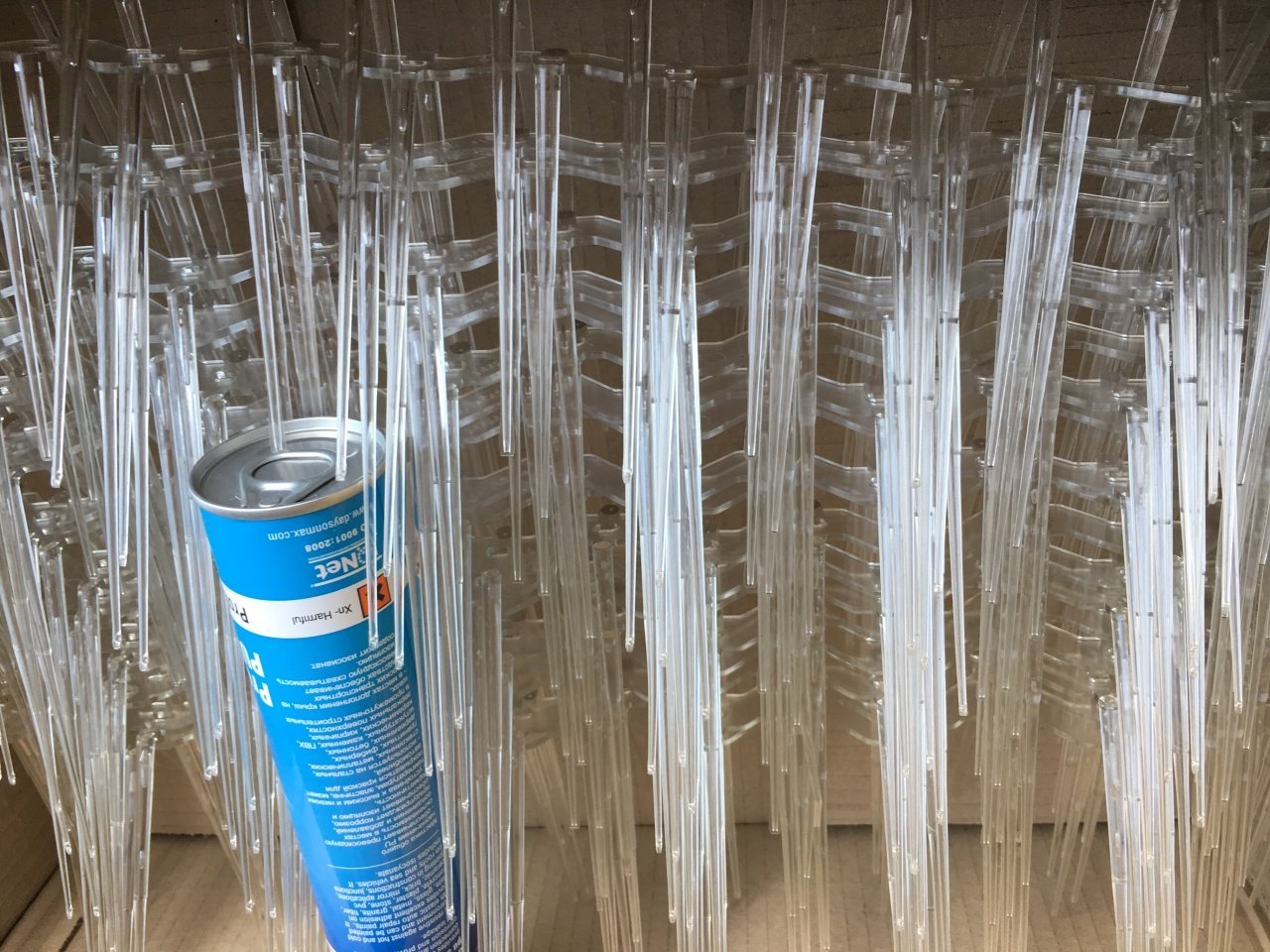 Polikarbon Plastik Kuş Kondurmaz10 mt + Yapıştırıcı