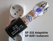 Adaptor, 220 V AC > 12 V DC