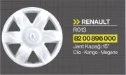 Renault Megane 3 Fluence 15'' Jant Kapağı 1 ADET 8200896000