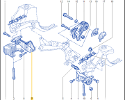 Renault Twingo Motor Kulağı Takozu Sağ 7700412094