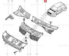 Renault Clio Agraf Klips 7703072352