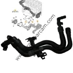 PEUGEOT SU GİRİŞ KOLLEKTÖRÜ 307/206/308/PARTNER TEPEE/407/C4 1.6HDİ 1336.X3