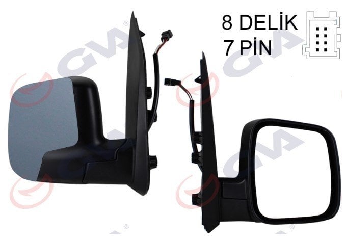 Peugeot Bipper Nemo Fiorino Sağ Ayna Elektrikli 8153.VH