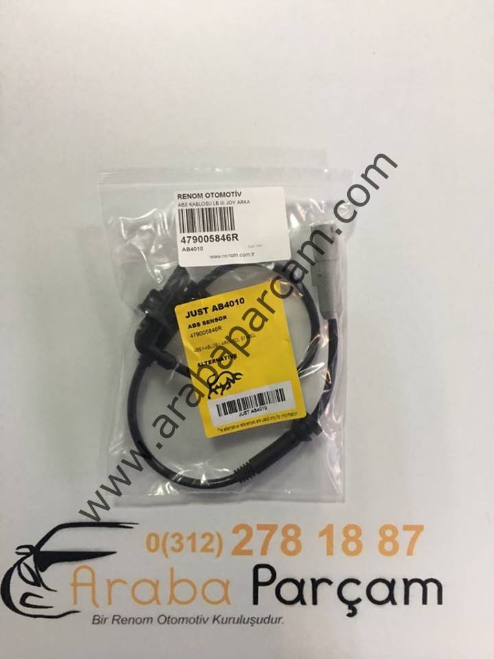 Renault Clio Symbol Joy ABS Kablosu Arka Sol 479005846R