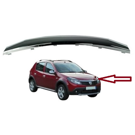Renault Dacia Sander Panjur Tampon Üst Nikelajı 8200763573