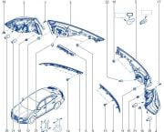 Renault Talisman Sağ İç Stop Lambası 266503924R/265504406R/ 265552260R