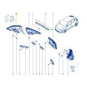 Renault Clio V / 5 Faz 1 (2020 Sonrası) Sağ Dış Stop Lambası 265509761R