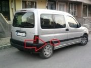 Peugeot Partner Sağ Arka Çamurluk Çıtası 2004-2008 8547.K5