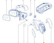 Dacia Dokker Lodgy Dış Dikiz Aynası Sağ Elektirikli 963019902R