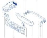 Renault  Megane 2 Arka Travers Alt Sacı 7782022080