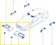 CLİO V/Megane IV Güneşlik Takımı 964019730R