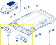 CLİO V/Megane IV Güneşlik Takımı 964019730R