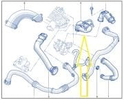 Renault Clio II/Kango II/Megane II 1.5 Dci Turbo Hortumu Borusu 8200770644