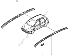 Renault Megane - Twingo Tavan Baget Klips Tırnağı 7703077424