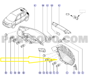 Renault Scenic II Sağ Stop Lambası (Beyaz) 8200493375