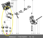 Renault R21 Nevada 2.0 / Renault Safrane 2.0 Yağ Basınç Müşürü 7700768591