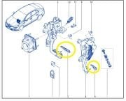 Renault Clio V/ Megane IV/ Kadjar/ Talisman Fren ve Debriyaj Pedal Lastiği 465317353R