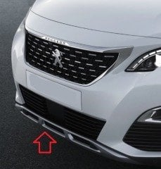 Peugeout 3008 Yeni Kasa Ön Tampon Alt Difüzörü 98108804VV