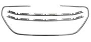 Peugeot 301 Ön Tampon Orta Izgara Takımı Krom (Gri) 1608715980