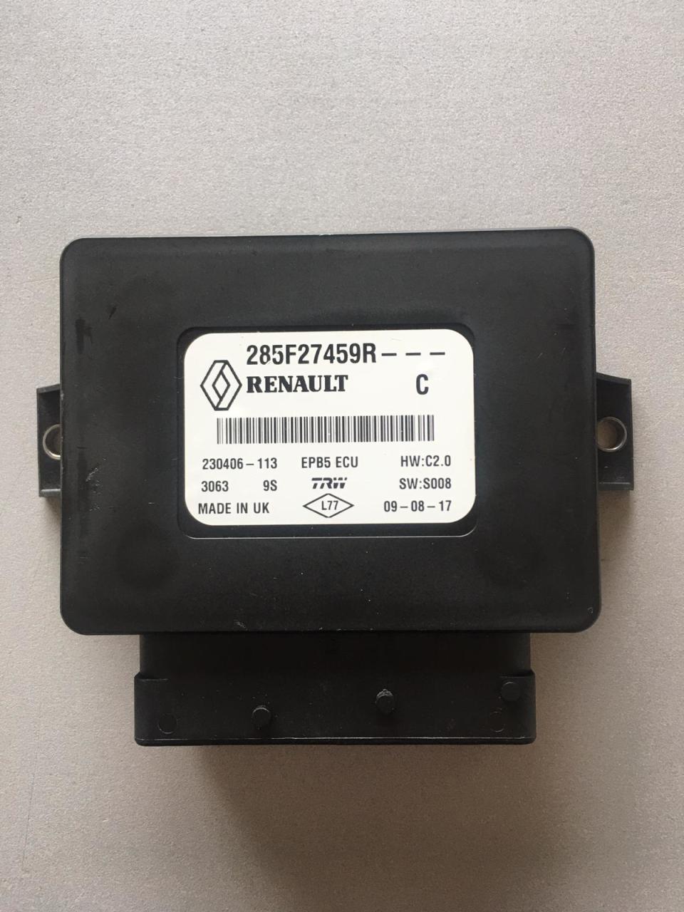 Renault Megane 4 Otomatik Park Fren Beyni 285F27459R-285F22726R